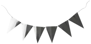 Guirlande sølv 2 meter