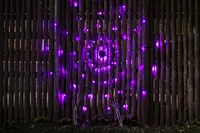 Halloween Spindelnät med LED Ø150 cm