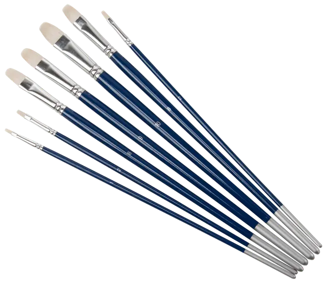 Penselset 7 st akryl/olja/akv