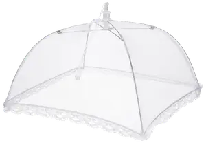 Fluenet til mad 30 x 30 cm hvid