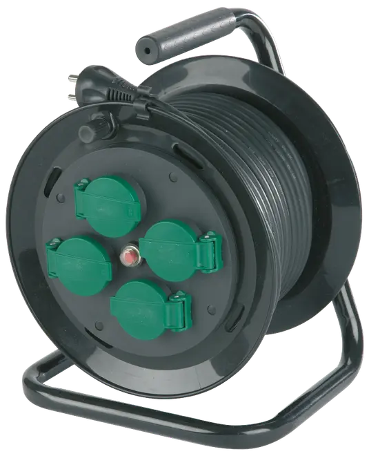 Sartano Gummikabeltromle med jord 25m