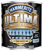 Hammerite Ultima metalmaling, antracitgrå, glat finish. Beskytter alle metaller, 12 års beskyttelse, hurtigtørrende, ingen grunder nødvendig, farvelåseteknologi. Til udendørs metaloverflader.