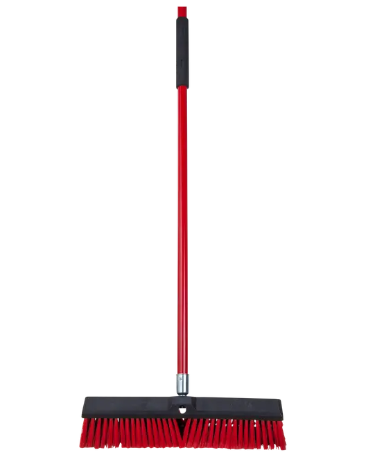 Kvast 45 cm med stålskaft