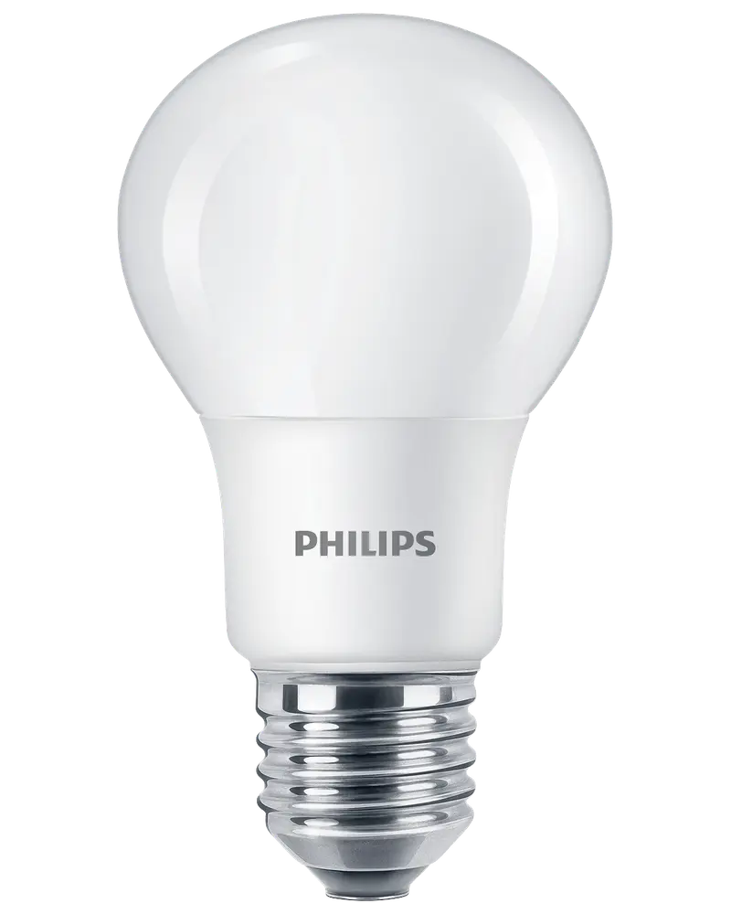 PHILIPS Pære 8W E27 A60 2-pak