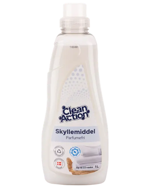 Clean Action - Skyllemiddel 1000 ml - Parfumefri