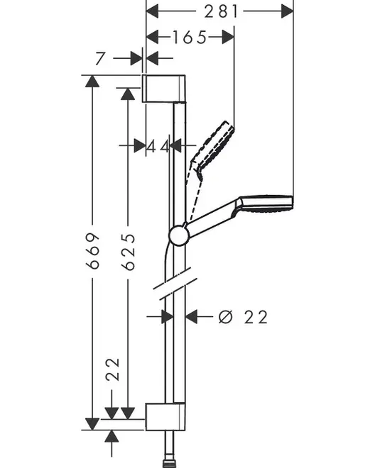 Duschset hg crometta