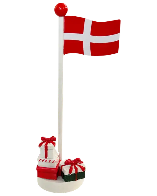Bordflag med figur