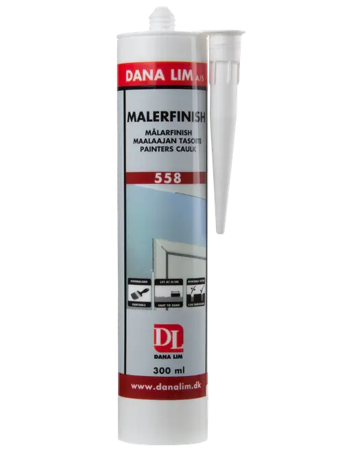 DANA LIM Malerfinish 300 ml - hvid 