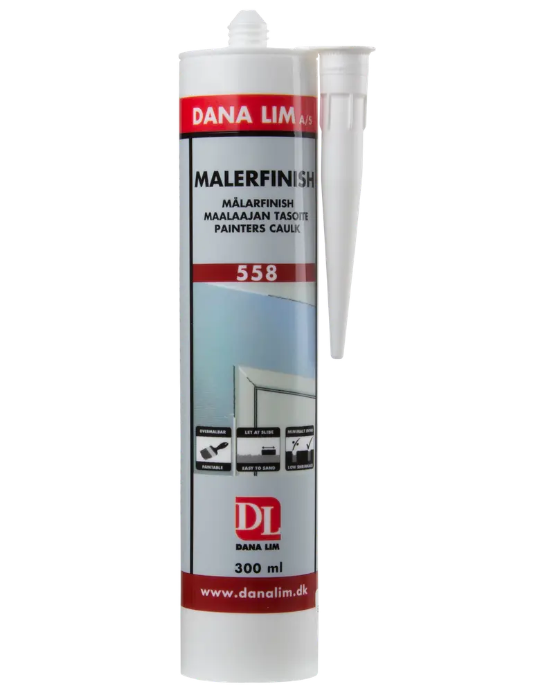 DANA LIM Malerfinish 300 ml - hvid 