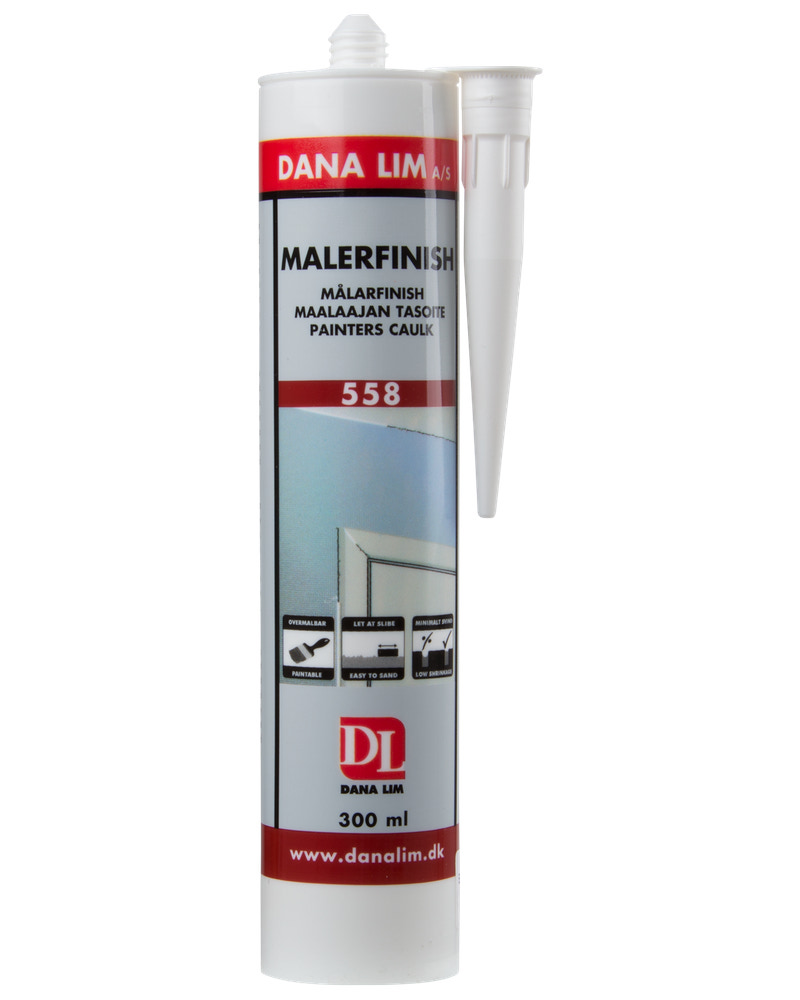 DANA LIM Malerfinish 300 ml - hvid 