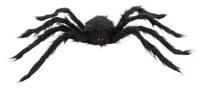 Halloween spindel 66 cm - svart