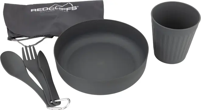 Camping spisesæt 6 dele