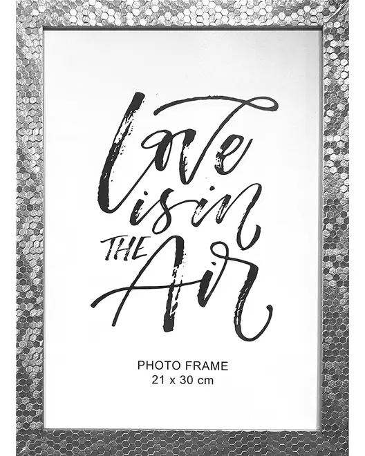 Billedramme 21 x 30 cm Grå Glimmer
