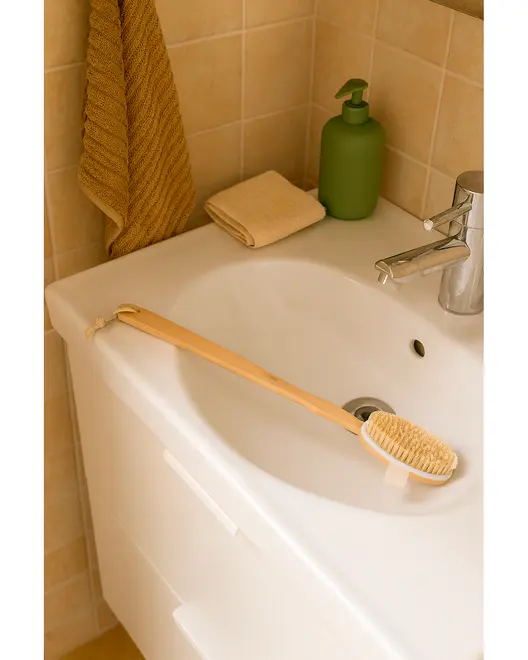 Badborste med handtag