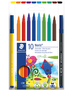 Staedtler Noris filttusser 10-pak