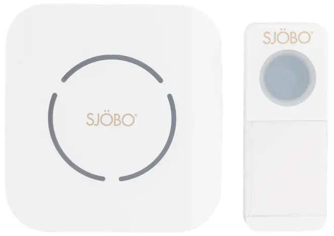 Bärbar trådlös dörrklocka med ljus 