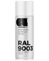 Cosmoslac premium akrylmaling spray, RAL 5018 turkisblå, 400ml dåse. Glat, blank finish til forskellige overflader. Nem aerosolpakning for jævn påføring.