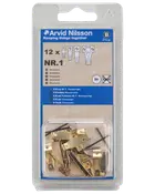 X-krog messing 12-pak