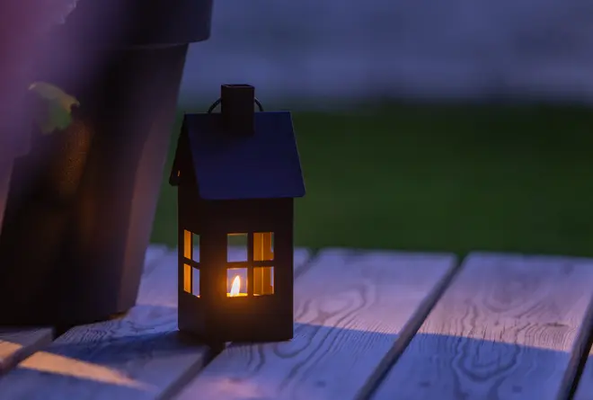 Lykta för värmeljus - 18,5 cm