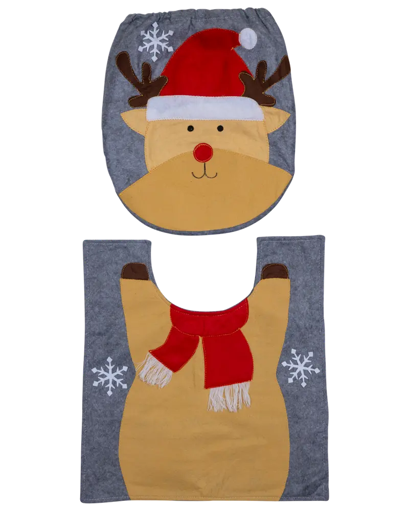 Badrumsmatta set julmotiv