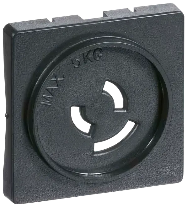 LK Dæksel lampestik 45 x 45 mm - koksgrå