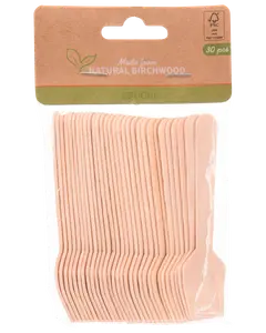 Tesked i trä 30-pack - Fyrkant