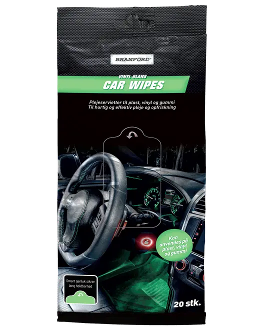 Vådservietter til vinyl 20-pak