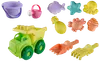 Sandlegetøj 11 dele - lastbil og kande