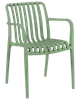 Milano stapelbar stol grön 