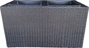 Plantekasse 88 x 45 x 45 cm - sort