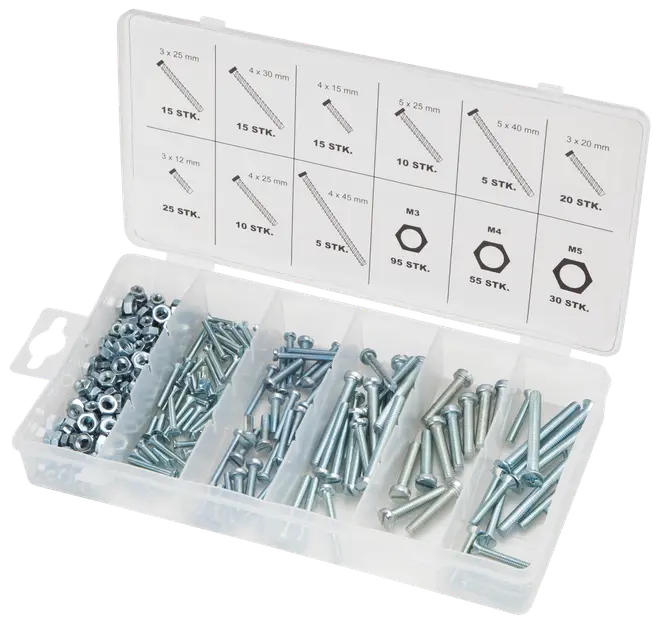 Maskinskruvar 300 delar