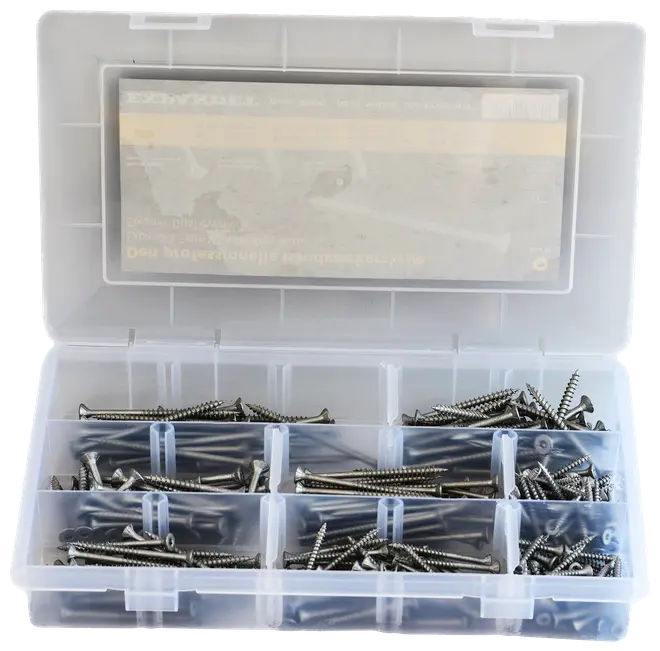 Skruvsortiment Utomhus 270 St