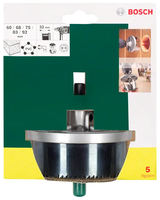Bosch Hålsågssats 60-92 mm 5 delar 