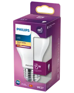 PHILIPS LED-pære 1,5W E27 A60