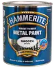 Hammerite Glat Hvid Metal Maling, 250 ml dåse. Påføres direkte på rust, ingen primer nødvendig, hurtigtørrende, 8 års beskyttelse. Til metaloverflader, glat hvid finish.