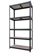 Lagerhylla svart 180 cm