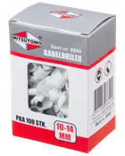 Mitsutomo Kabelclips 10-14 - hvid