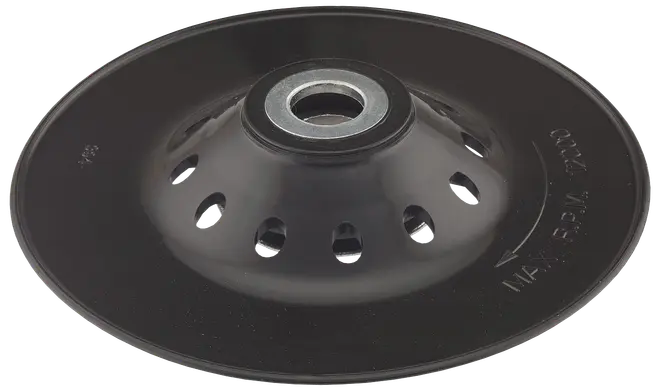 Gummibagskive Ø125