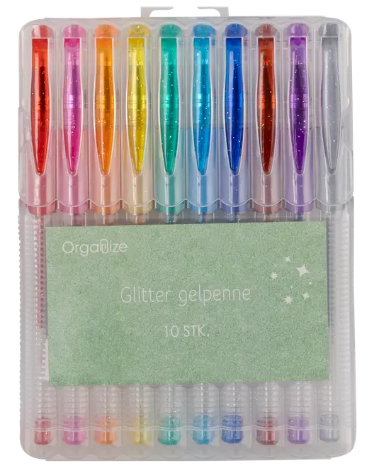 Glitterpen 10-pak