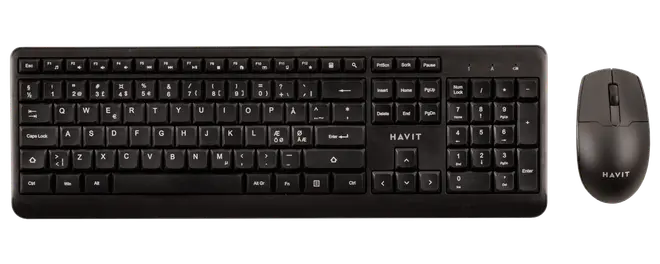HAVIT Tastatur og mus Wireless KB268GCM