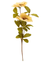 Konstgjord blomma 30 cm - gul