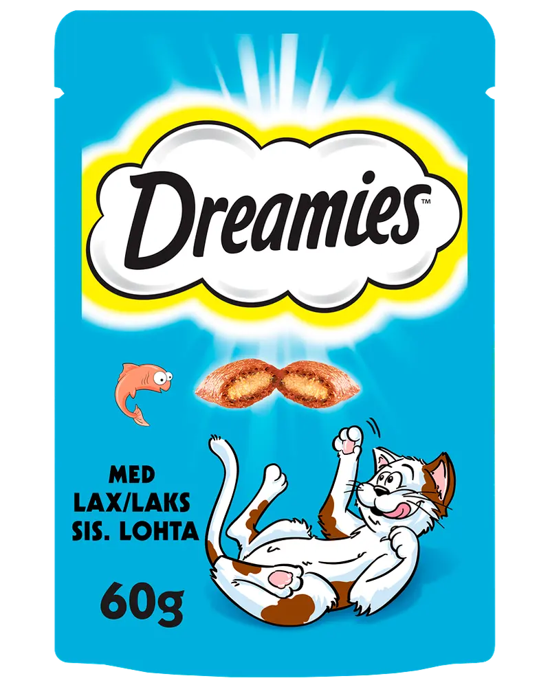 DREAMIES KATTGODIS LAX 60G