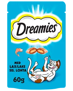 Dreamies Kattesnack med laks 60 g