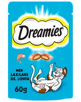 Dreamies Kattesnack med laks 60 g