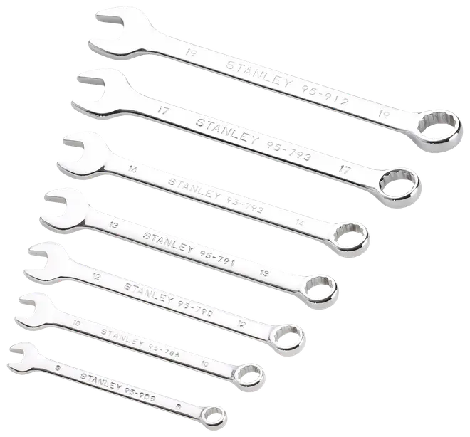 Stanley ring/U-nycklar 7-pack