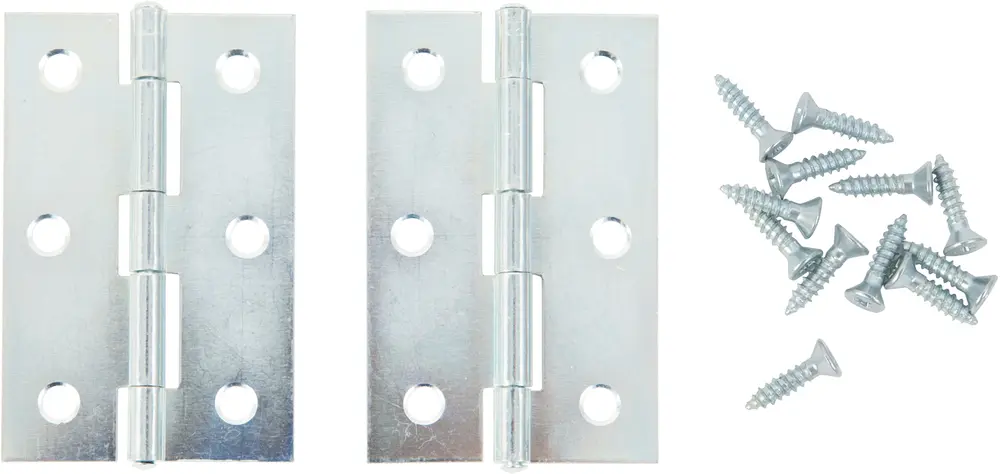 Kantgångjärn 40 x 63 mm 2-pack