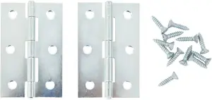 Kantgångjärn 40 x 63 mm 2-pack