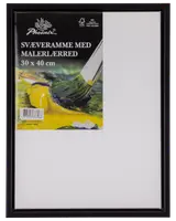 Svävarram målarduk 40X30 svart