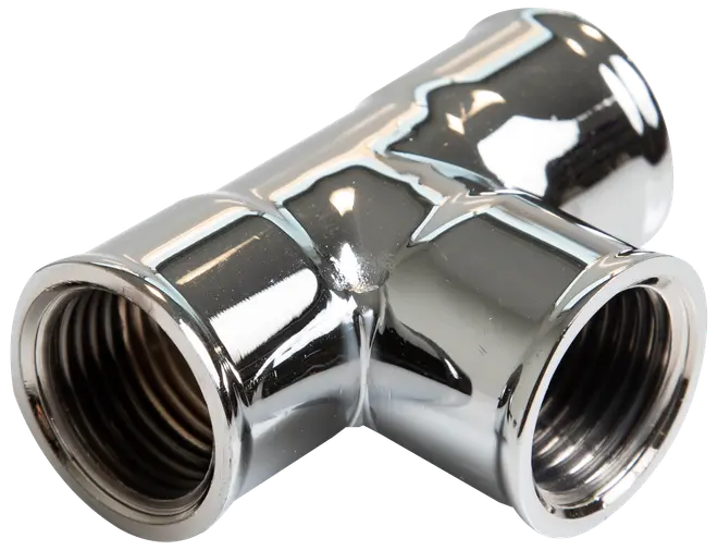 T-koppling 1/2\" kromad