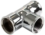 T-koppling 1/2\" kromad